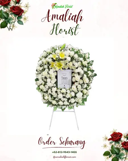 Krans Bunga Duka Badak Anom